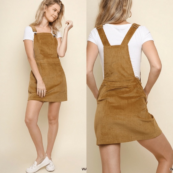 Corduroy Overall Dress perfect for fall! - Picture 4 of 5
